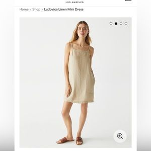 Michael Stars Ludovica Linen Mini Dress